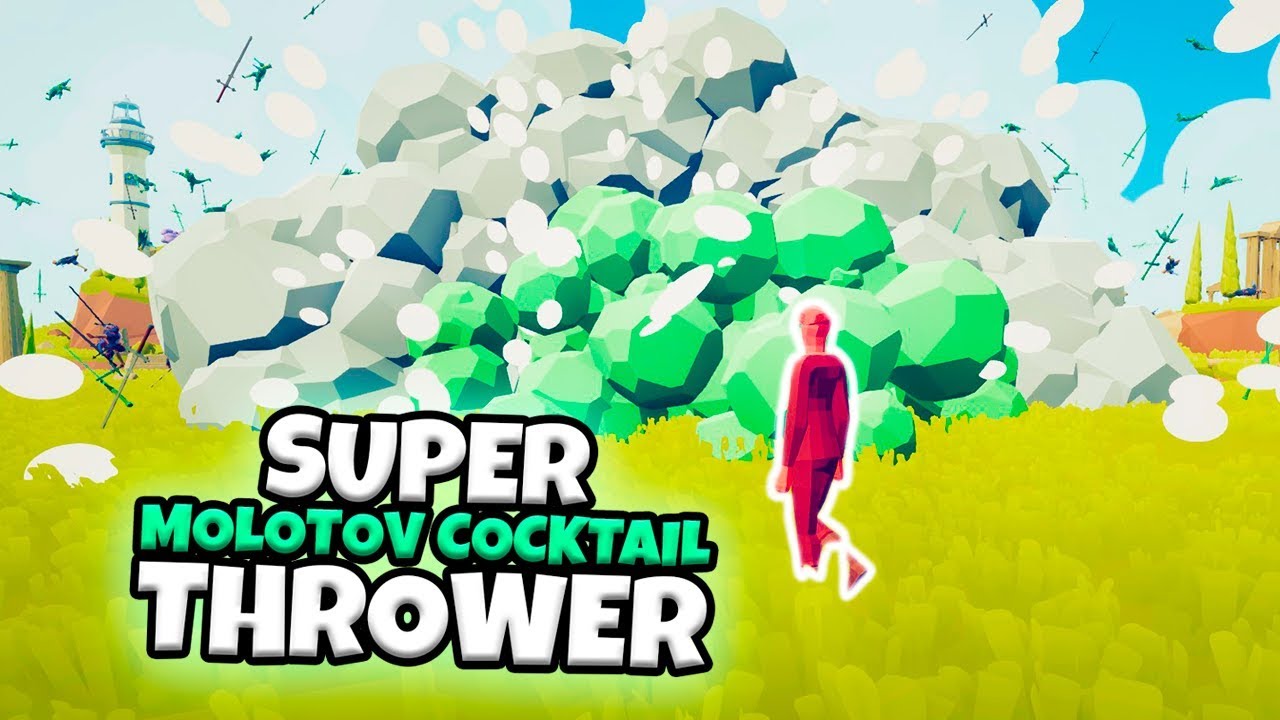 SUPER MOLOTOV COCKTAIL THROWER VS EVERY FACTION | TABS MODDED GAMEPLAY