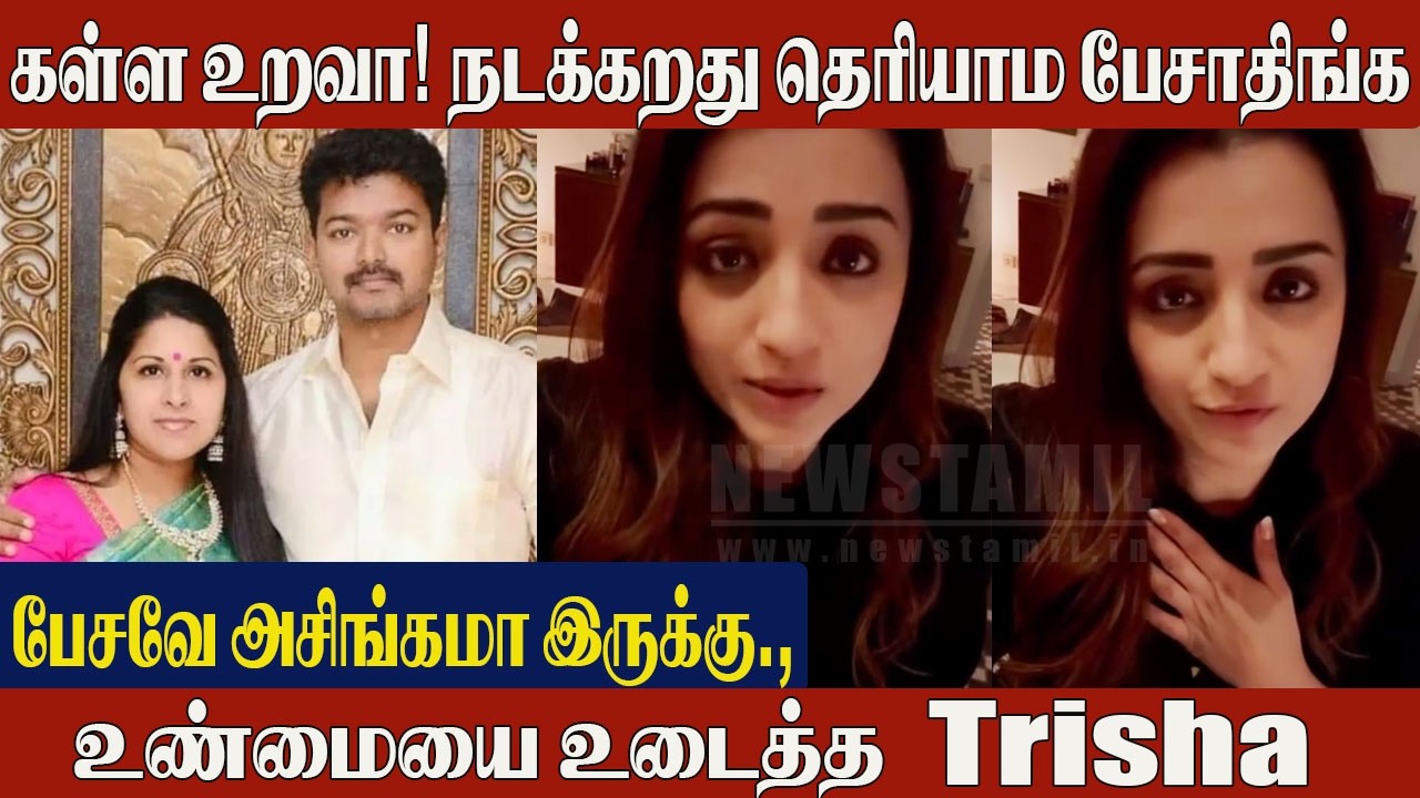 Trisha Angry Reply to 😱Sangeetha & Vijay Divorce Issue 