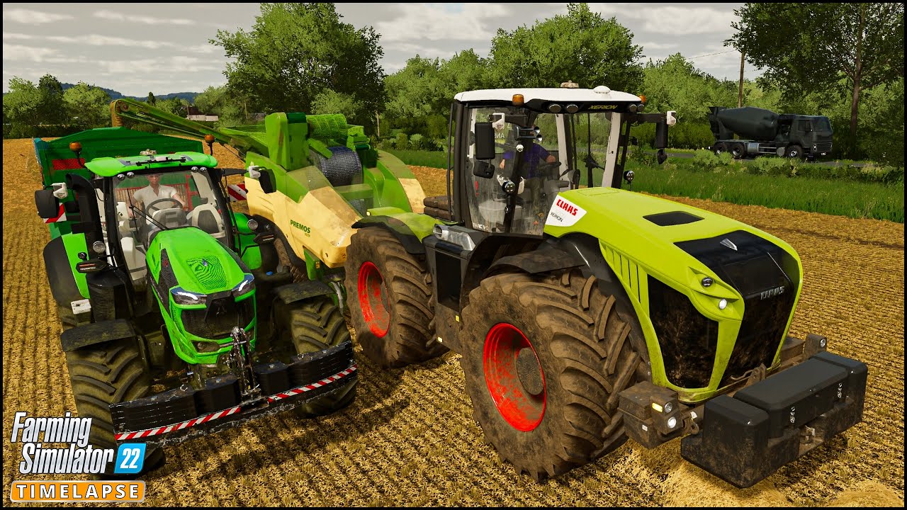 Производство и продажа соломенных гранул с помощью KRONE PREMOS 5000 | #CourtFarm, эпизод 88 | Fa...