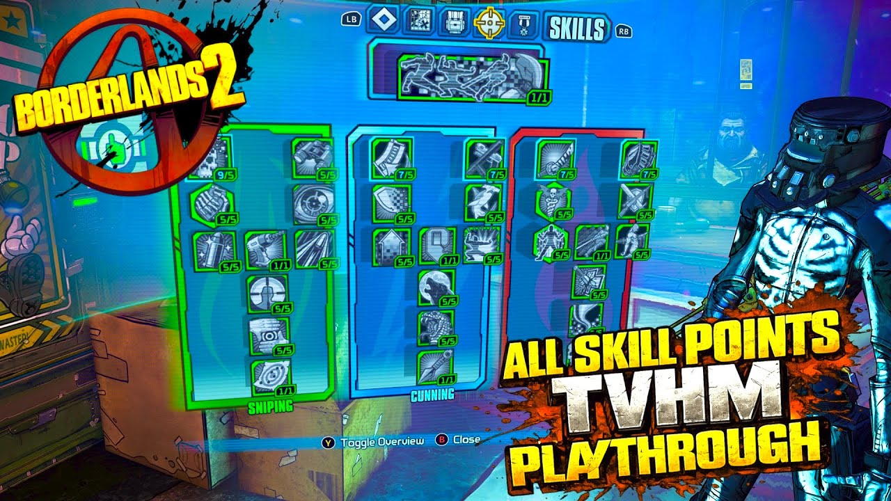 Bl2 All skills Zero VOD #3 (Actually Started TVHM Yay)