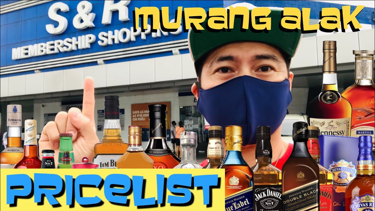 CHEAPER LIQUORS AND BEERS! | S&R PRICELIST | JOVZ PIN