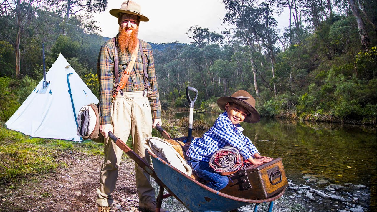 How Traditional Bushmen Camped in the Australian Gold Rush