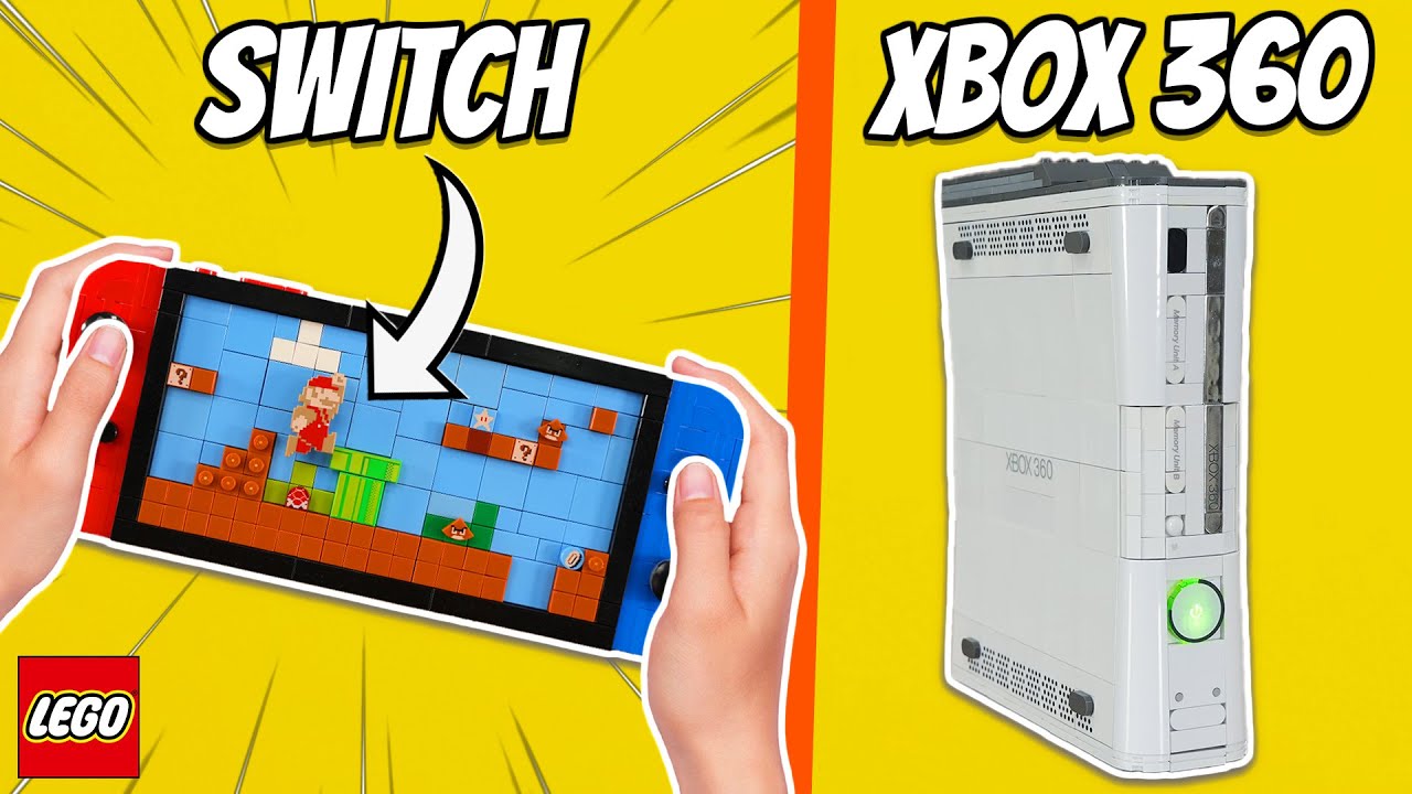 ПОПУЛЯРНЫЕ ИГРОВЫЕ КОНСОЛИ в LEGO...