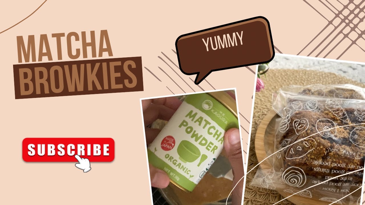 Matcha-Browkies Brownie Cookies. Yuk cobain juga. Sekali gigit dua rasa dan dua tekstur berbeda.