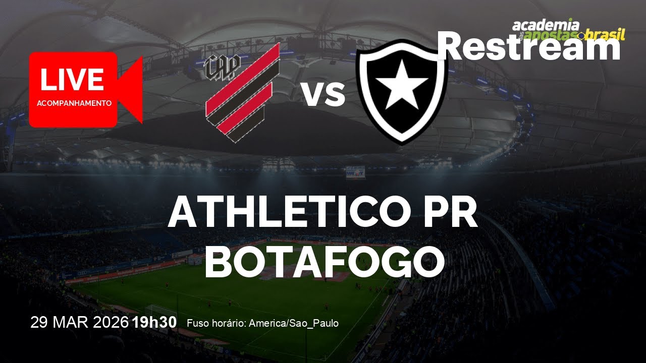 React Athletico PR X Botafogo 29/03