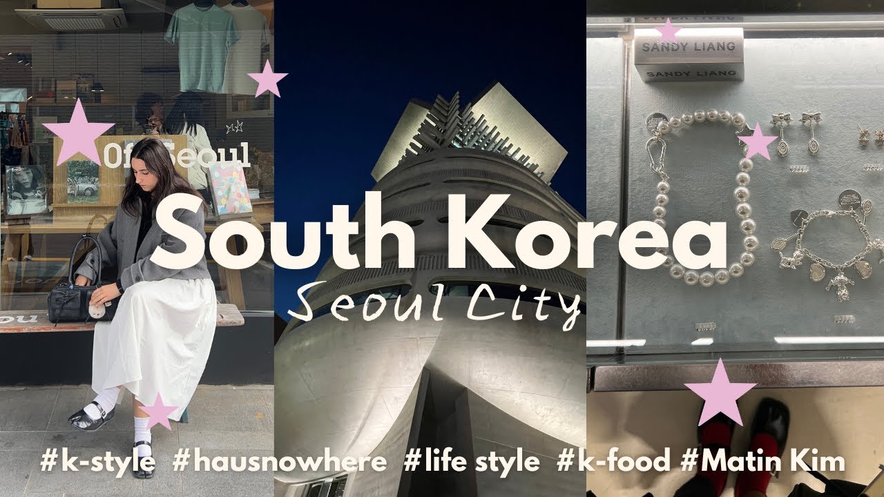 Comprando por Seoul por sitios más trendy y comida callejera