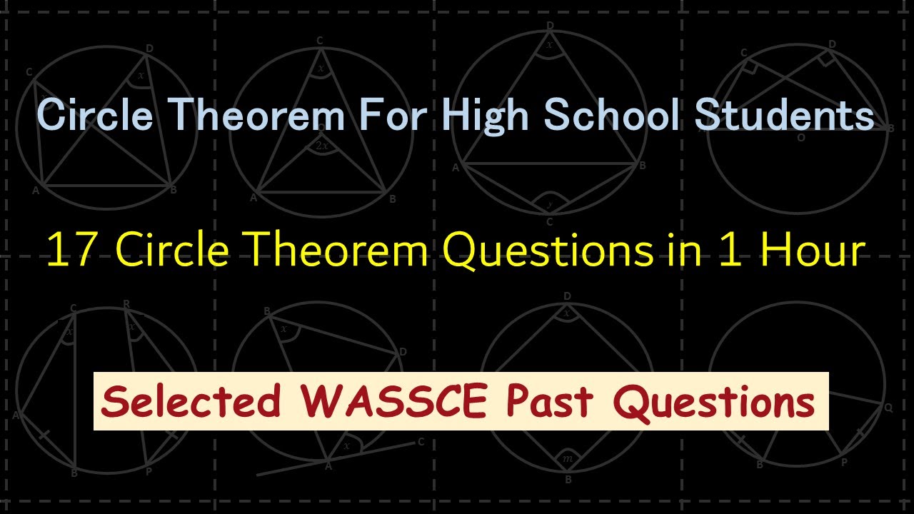 check out these circle theorem questions before your test