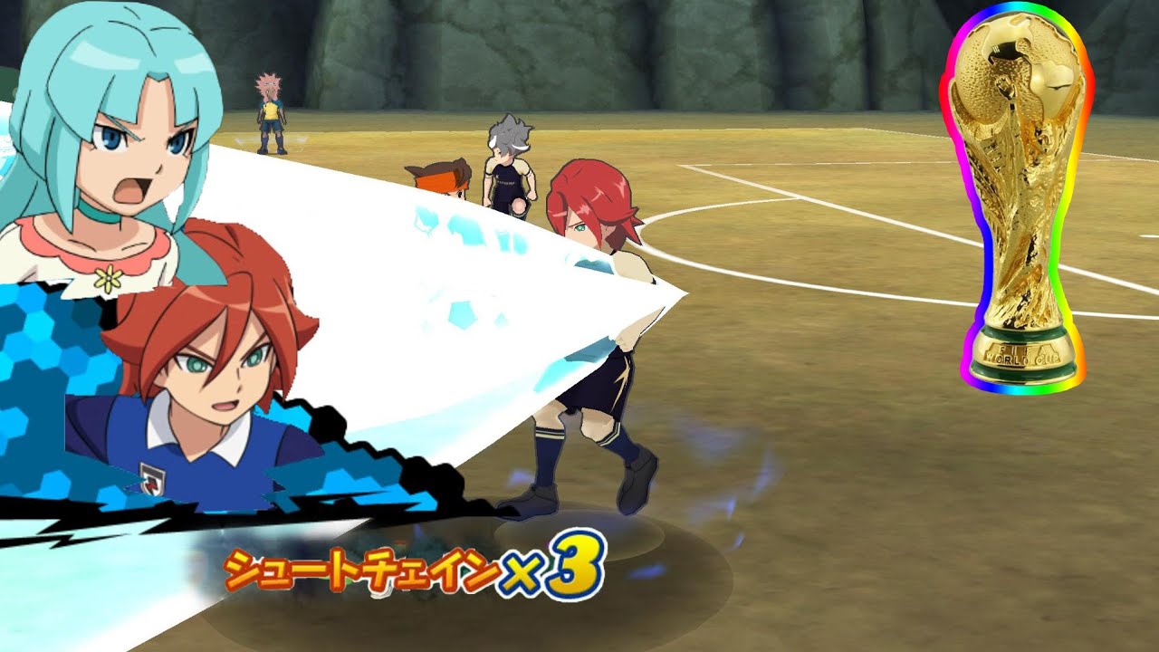 Inazuma Eleven Go Strikers 2013! Custom Eisei Gakuen 5.8 Tournament Wii 1080p (Dolphin/Gameplay)