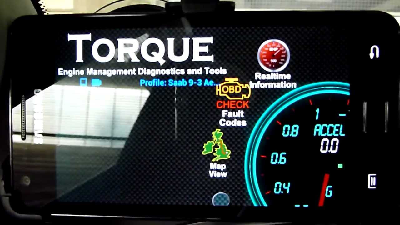 OBDLink MX and Torque on a Saab 9-3 Aero