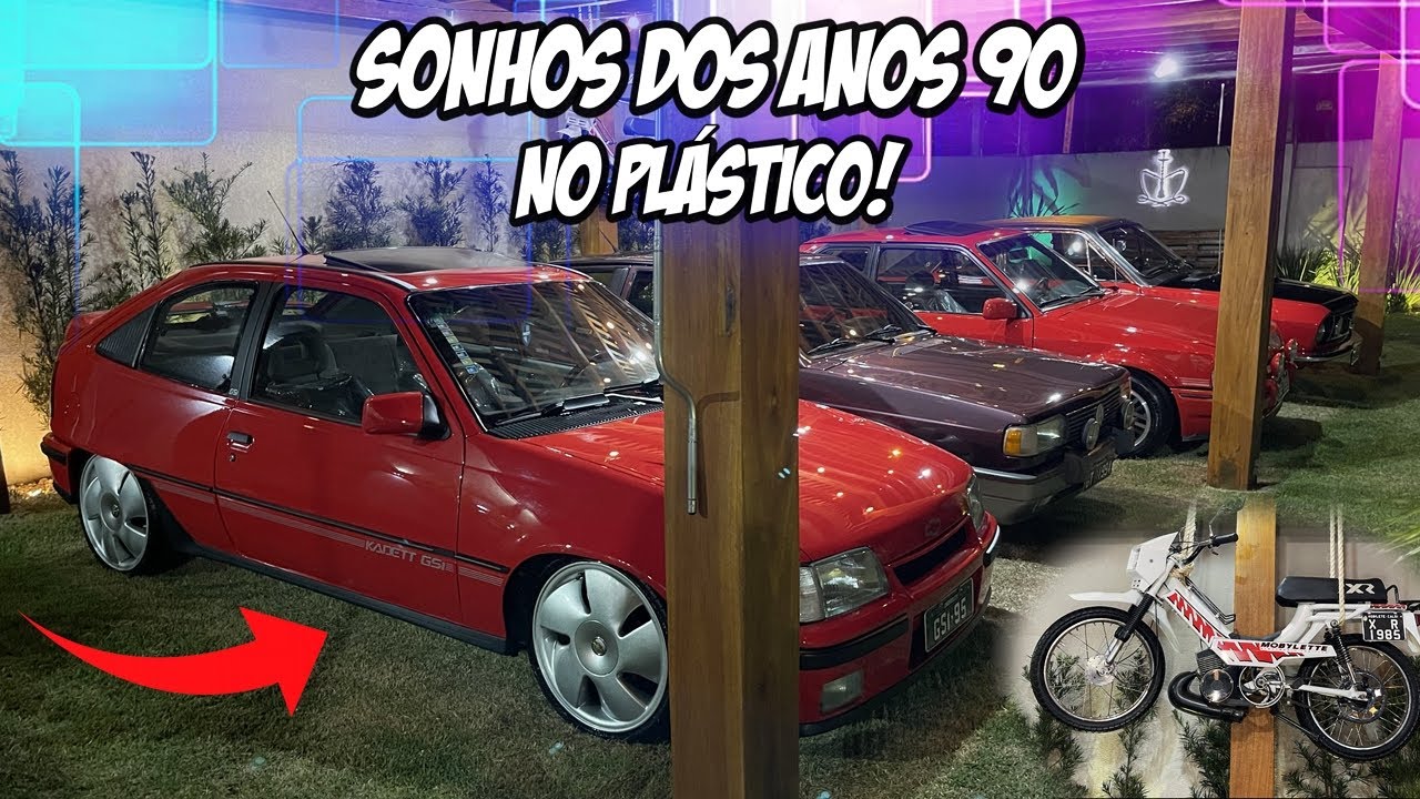 KADETT GSI NO PLÁSTICO - CORCEL GT TURBO - ESCORT - GOL GTI NA GARAGEM DOS SONHOS ANOS 90 -7008FILMS