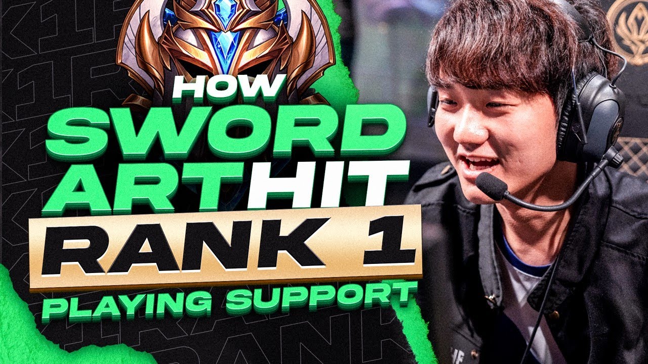 How SwordArt Reached Rank 1 While Playing Support - League of Legends