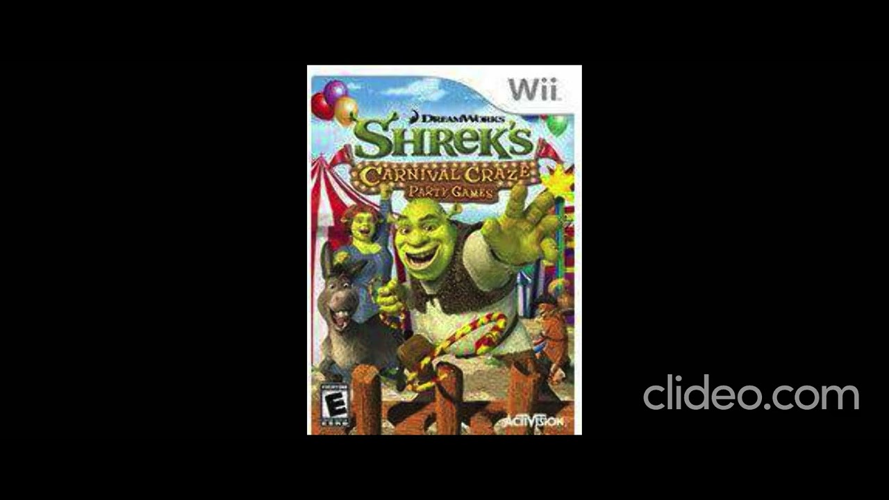 Shrek's Carnival Craze Party Games Main Menu Music