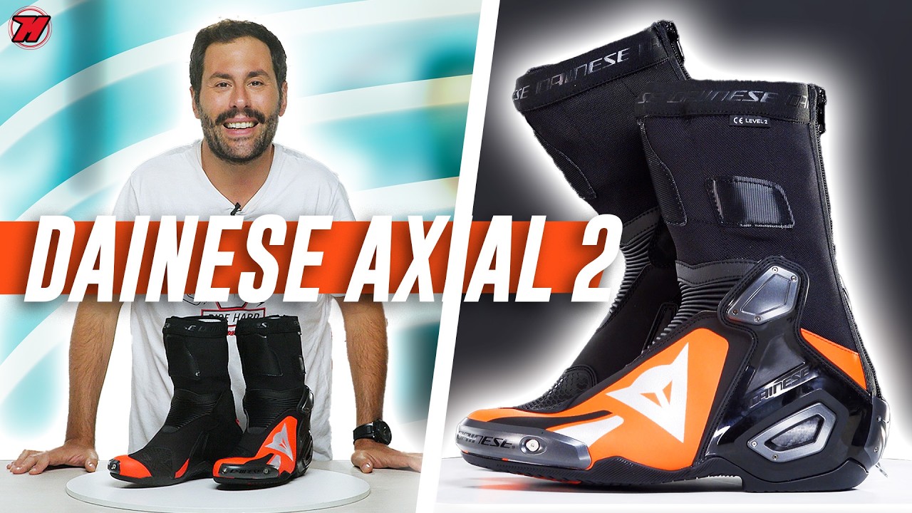 Botas DAINESE AXIAL 2, ¿las mejores botas de moto RACING? 🏁