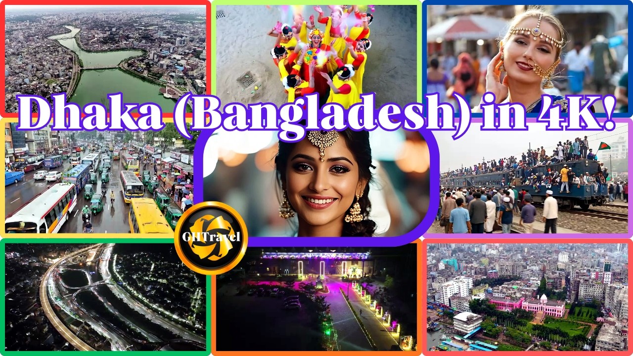 The best aerial views of Dhaka (Bangladesh) in 4K!