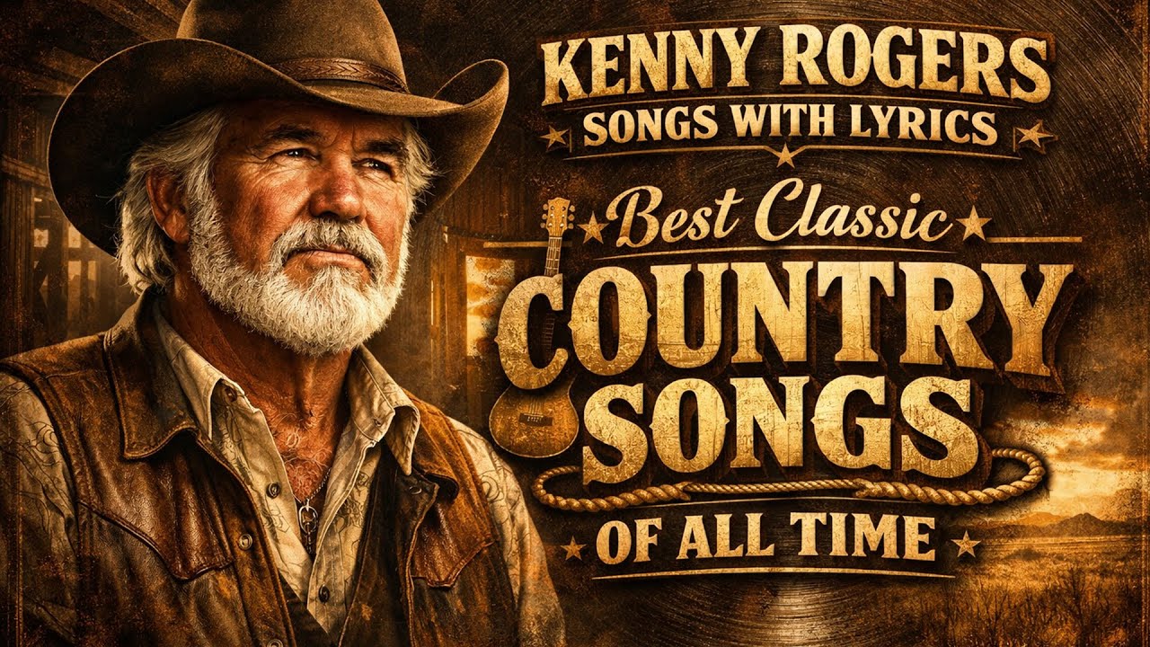 Kenny Rogers Songs with Lyrics 🤠 Greatest Hits Full Album 🌾 Classic Country Love Songs 70s & 80s