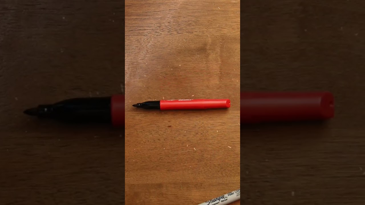 THESE PENS DON'T ROLL...Another reason that these Milwaukee Markers are BETTER than SHARPIES!