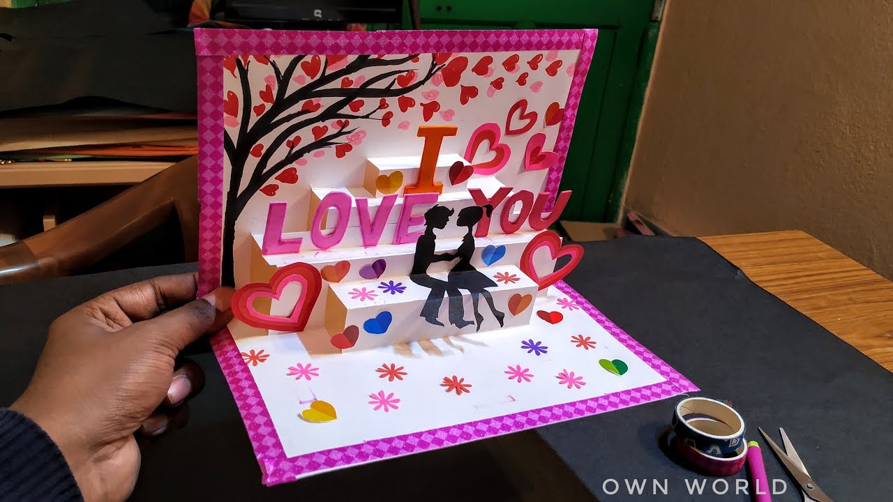 Beautiful Birthday Greeting Card Idea | DIY Birthday POP-UP card |DIY GREETING cards for birthday