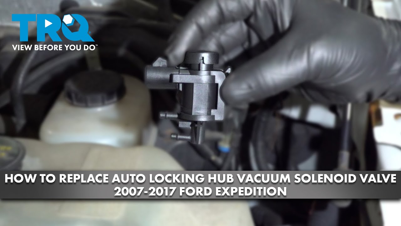 How to Replace Auto Locking Hub Vacuum Solenoid Valve 2007-2017 Ford Expedition
