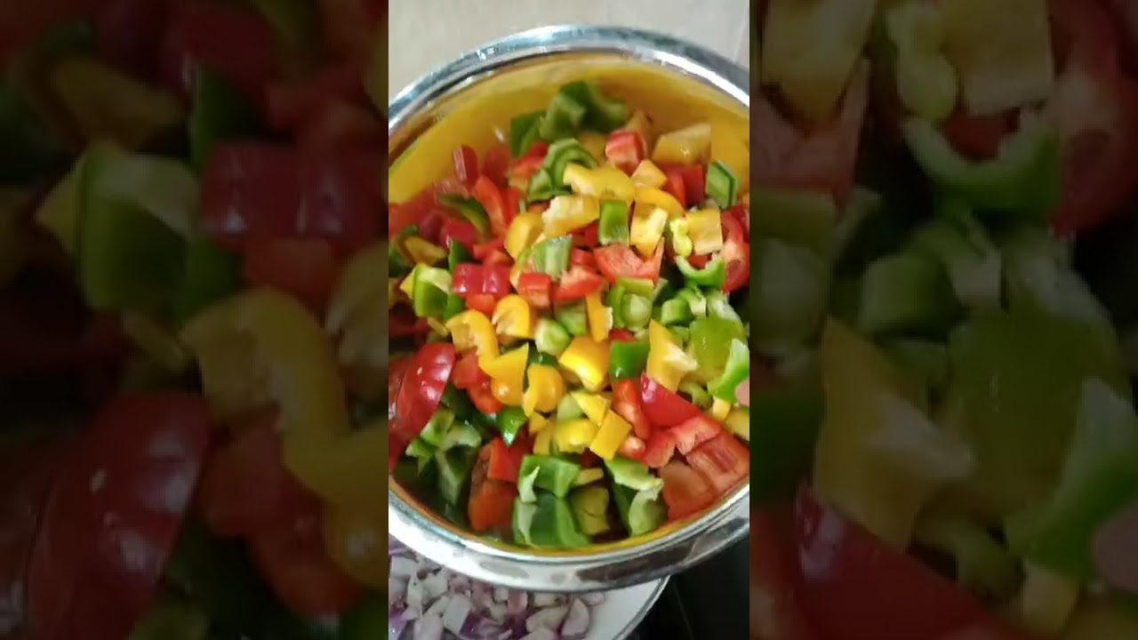 colour colour capsicum fry/try this recipe for you asruphiya kitchen new recipe for you/👌👌👌👍👍👍❤️❤️❤️