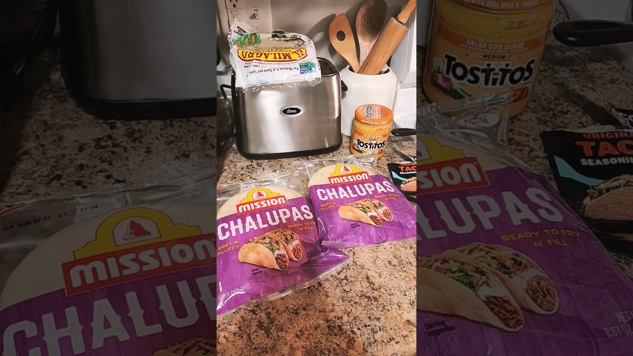 Chalupas made at home, with Mexican rice!