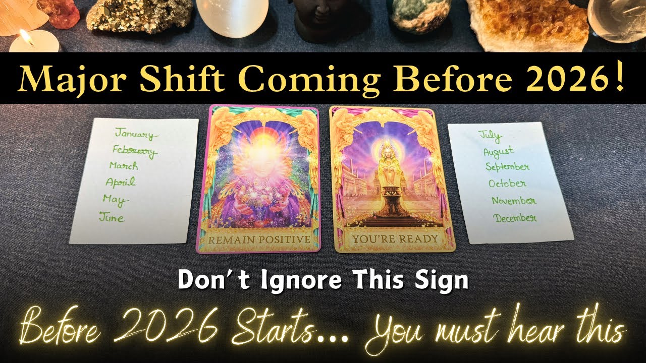 ✨ Universe Warning Before 2026 🌙 | What&rsquo;s About to Change for You | Pick a Card Reading in Hindi