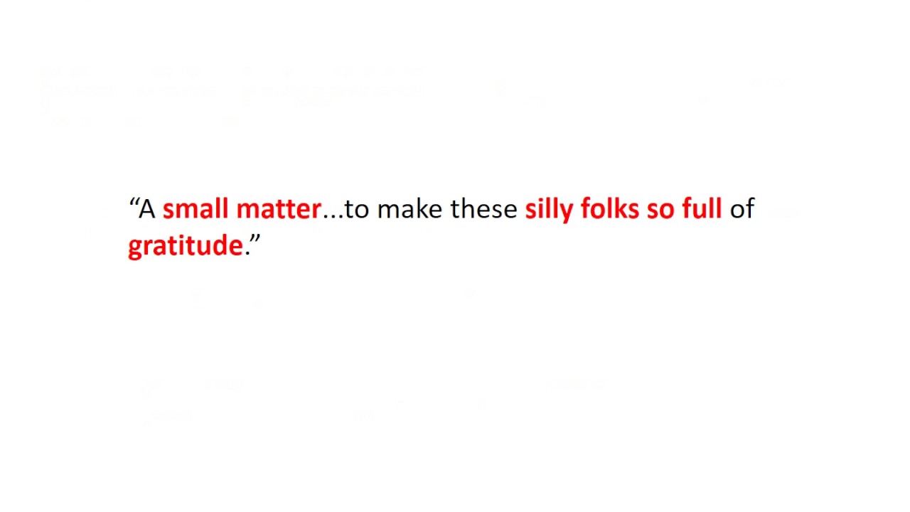 Christmas Carol Quickfire Quotes :Ghost of Christmas Past