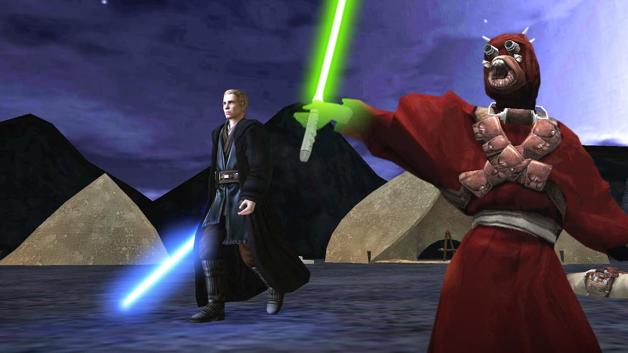Star wars Movie Duels 2 mod Jedi Academy:  Tusken Camp