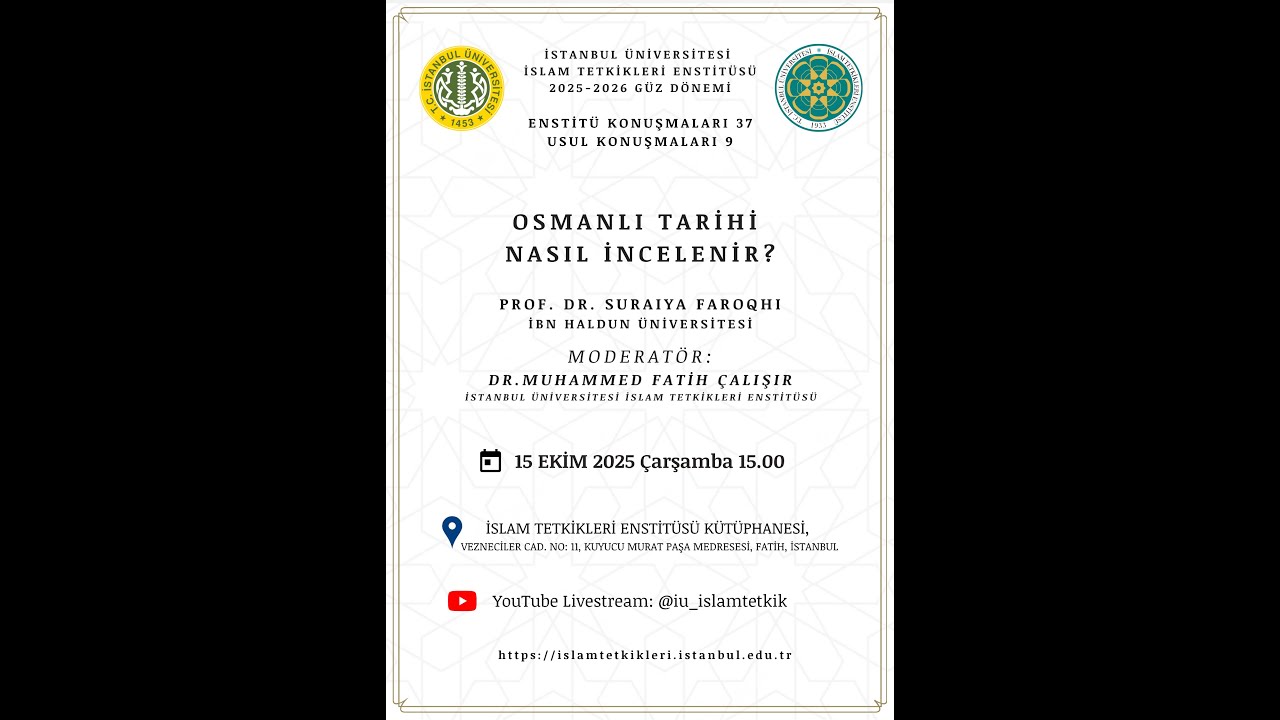 Osmanlı Tarihi Nasıl İncelenir | Suraiya Faroqhi