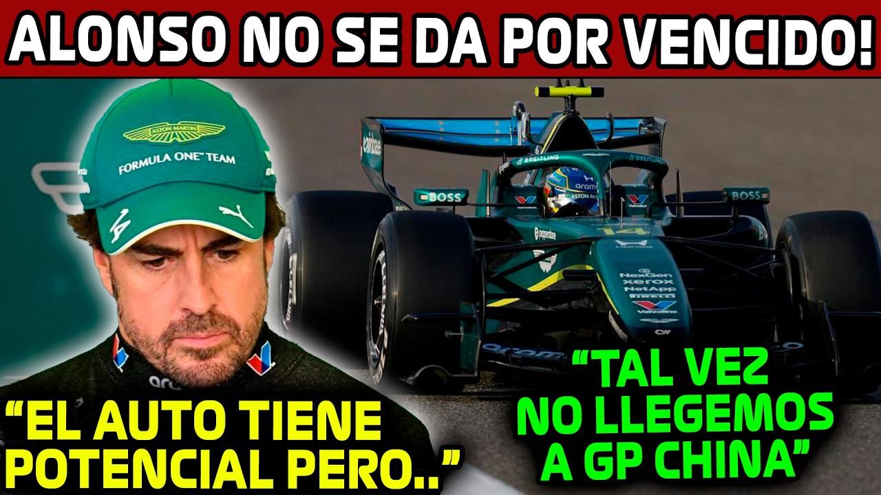 LAMENTABLE!! ASTON MARTIN FRENA a ALONSO!! 