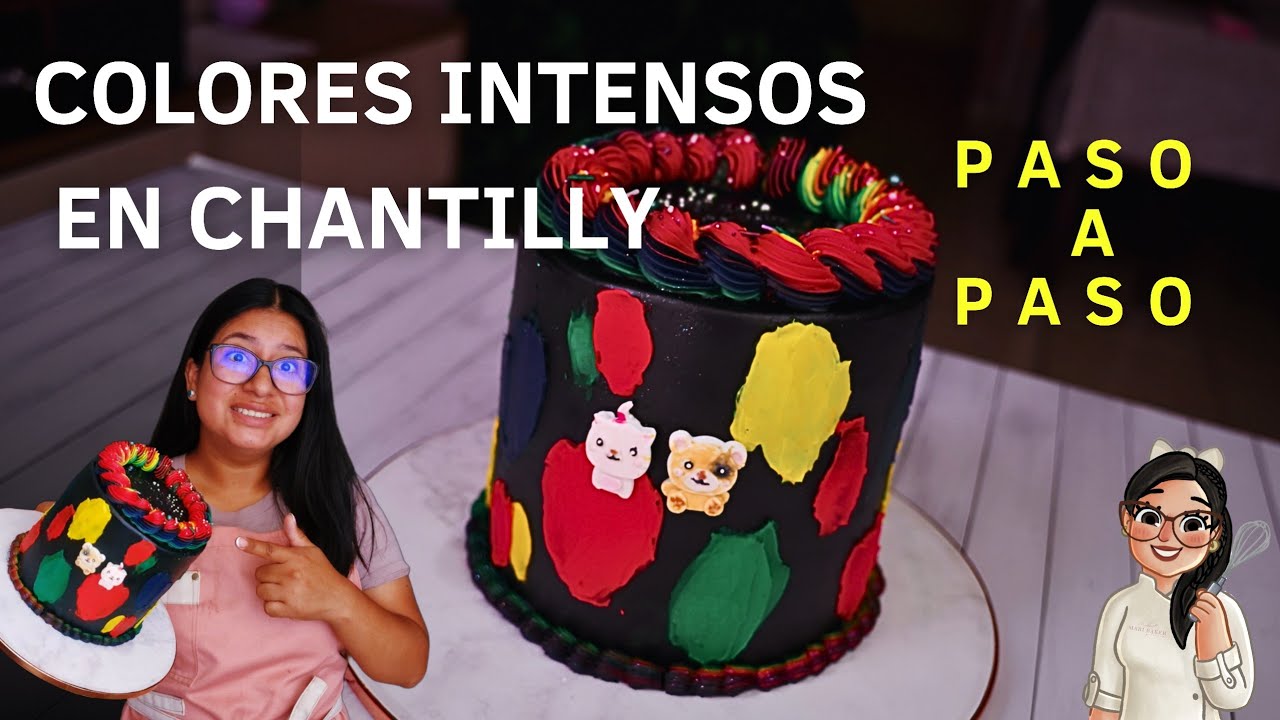 Colores intensos en chantilly/ chantilly estable