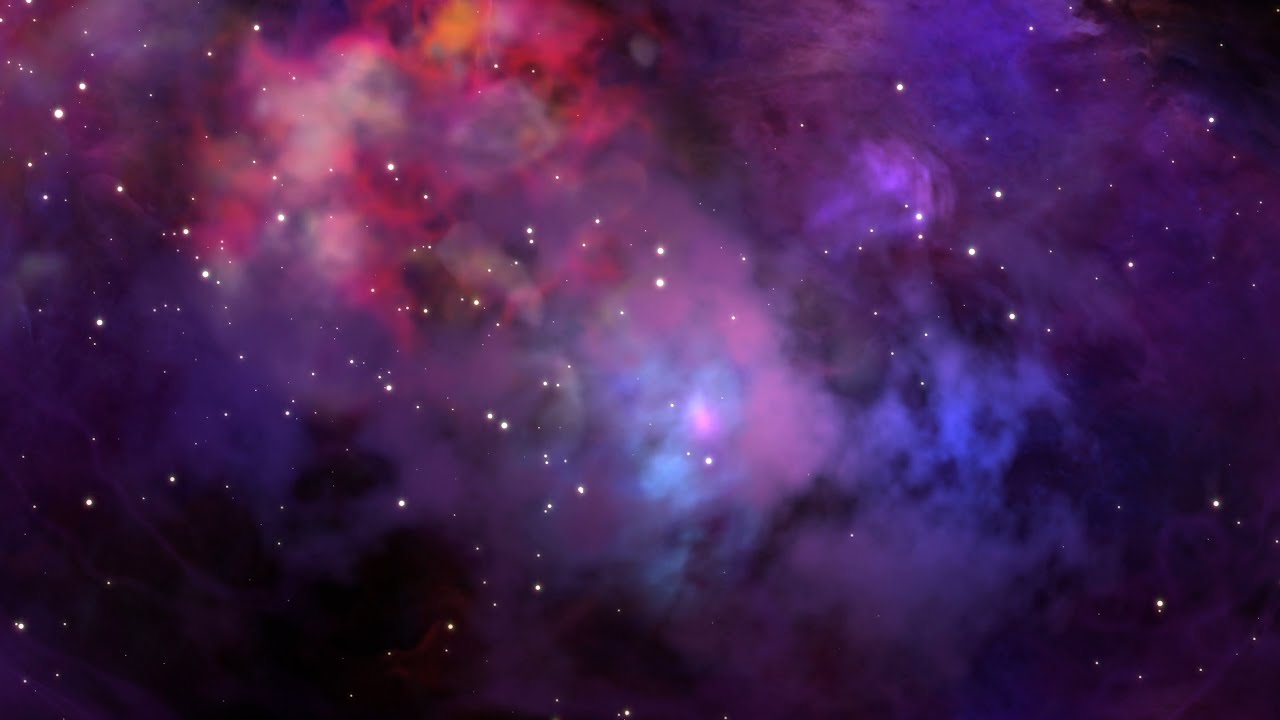 4k background video Purple Abstract Glow Particles  galaxy