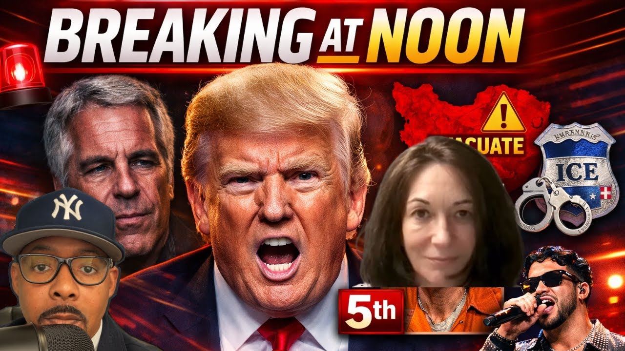 News at Noon LIVE: #Trump Backlash, Urgent Iran Warning, Epstein , ICE Arrest & Nancy Guthrie Scare