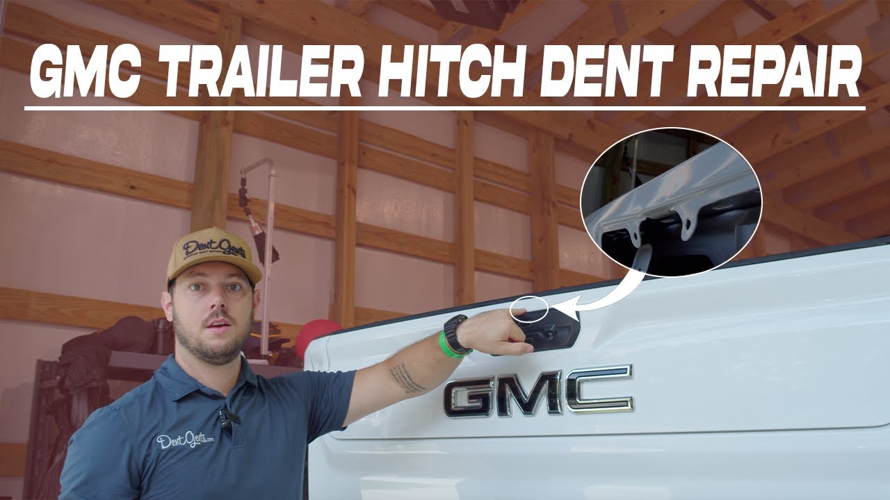 Paintless Dent Repair (PDR) on a GMC Sierra Tailgate 