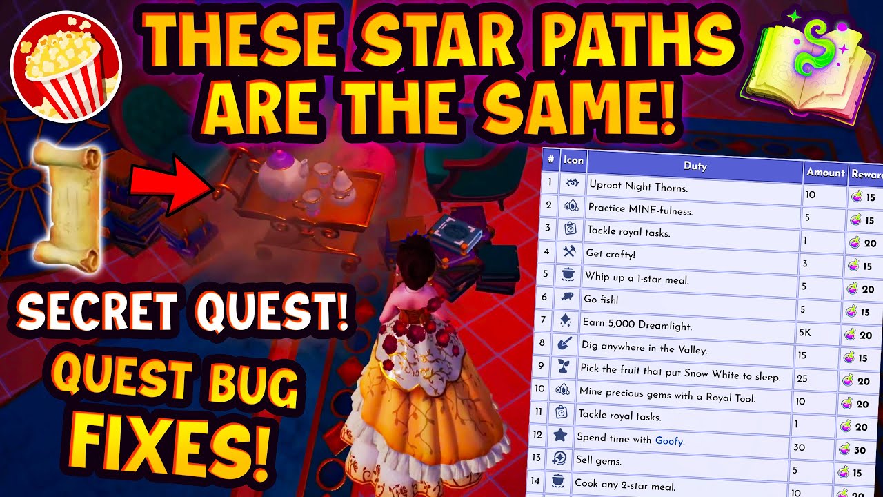 This Star Path is THE SAME! Secret Realm Quest in Disney Dreamlight Valley.