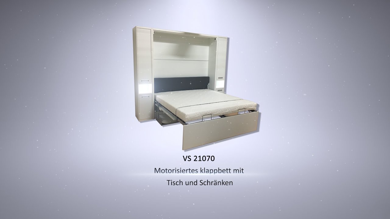 Motorisiertes klappbett mit tisch - VS 21070 MOT