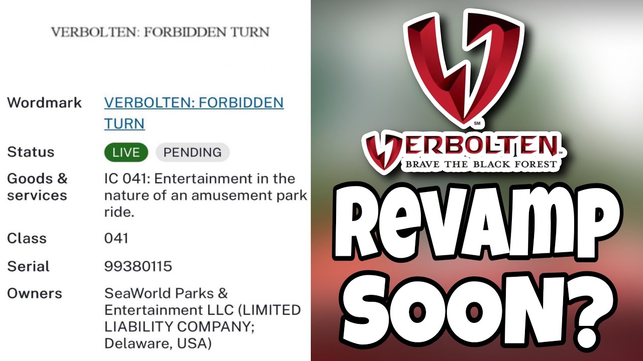 Verbolten Revamp Coming Soon? | Busch Gardens Williamsburg Update!