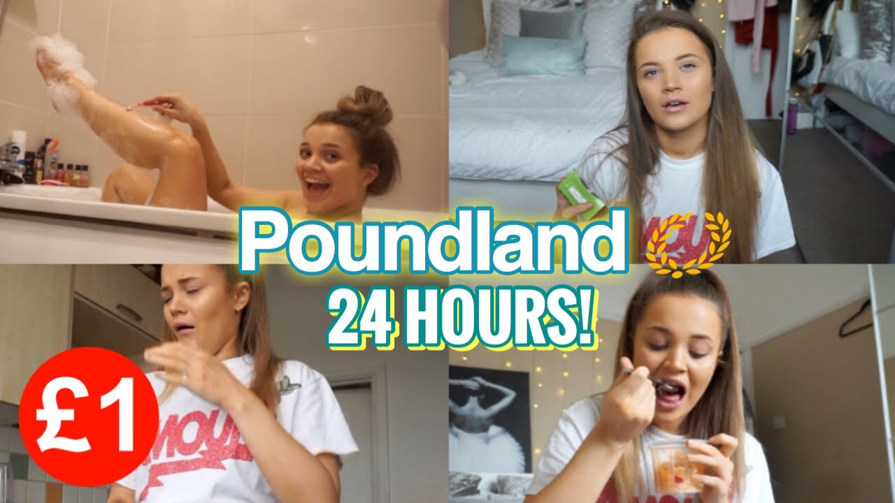 LIVING OFF POUNDLAND PRODUCTS FOR 24 HOURS *shocked*