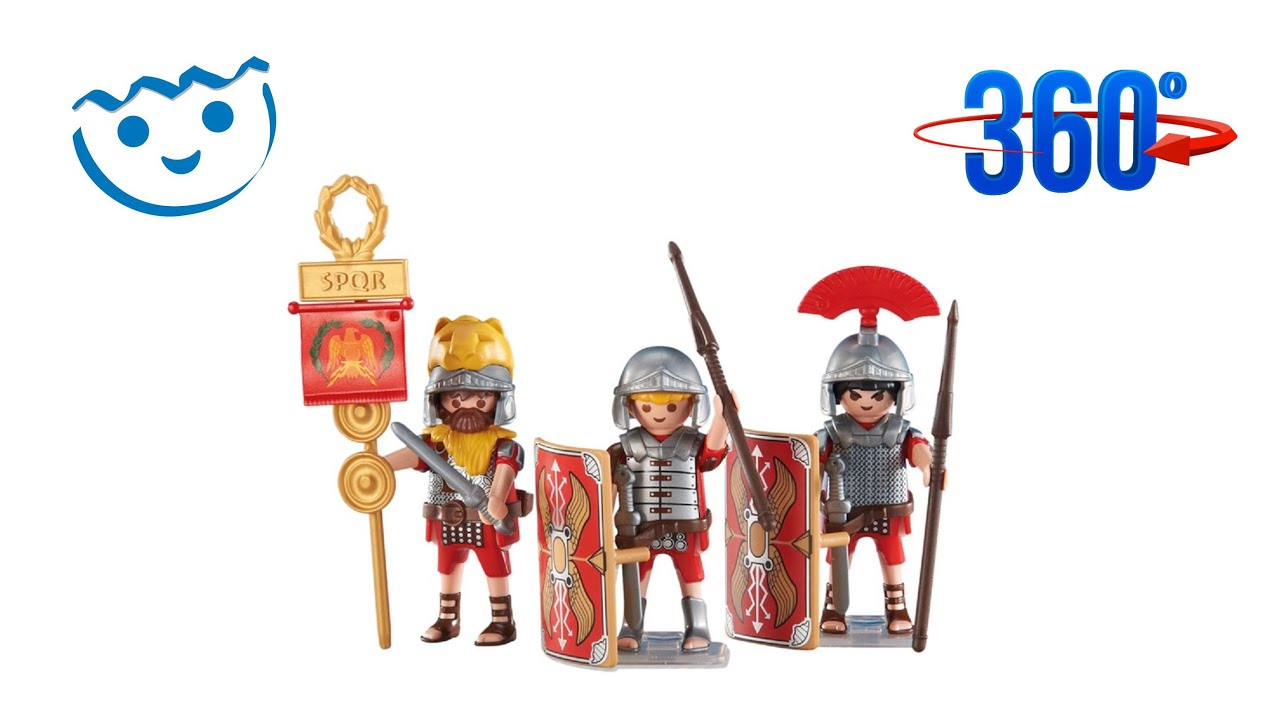 UNBOXING PLAYMOBIL 6490 - 3 SOLDADOS ROMANOS
