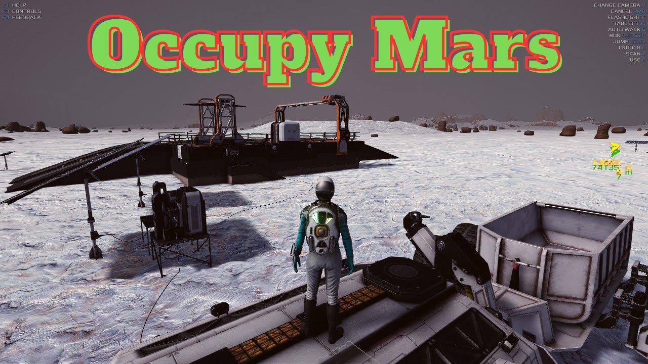 Occupy Mars (E-73) Setting up an antenna array