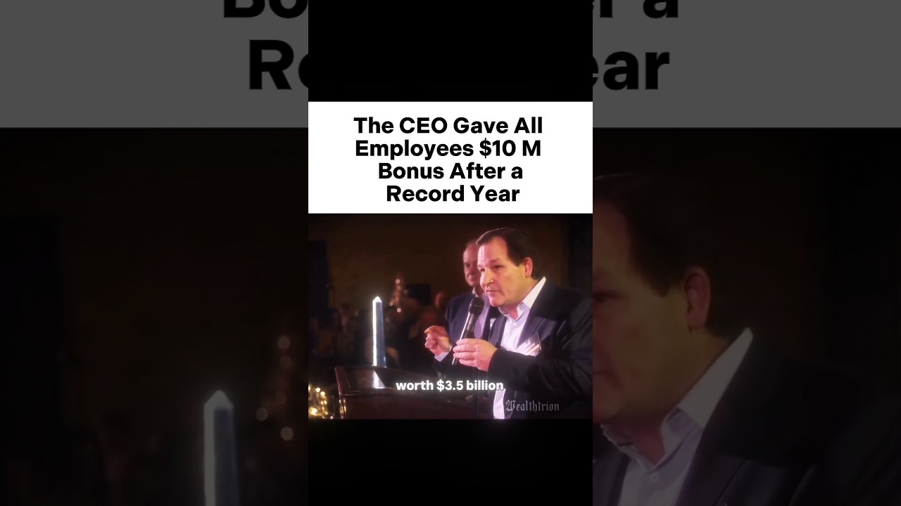 Ceo Gave Bonuses to his Employees 💰 #wealthmindset #Buisness