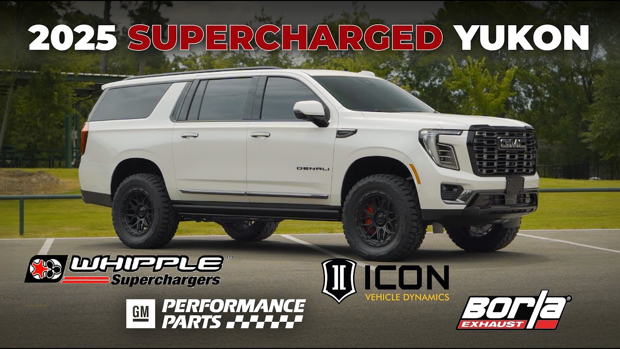 2025 Yukon Supercharged and Lifted - 6.2L Whipple Supercharger, Suspension Lift, Brembo Big Brakes