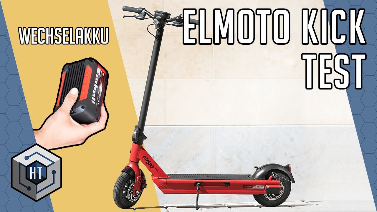 ELMOTO KICK im Test - E-Scooter von Govecs mit Einhell Wechsel-Akku (Review)