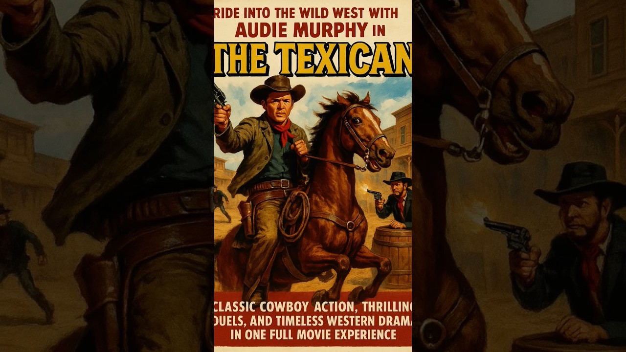 🎬 The Texican (Full Western Movie) | Audie Murphy Classic Cowboy Film | Best Wild West Drama#movie