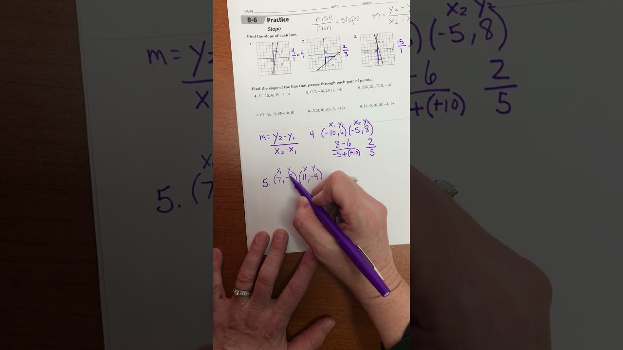 Pre Algebra Lesson 8-6