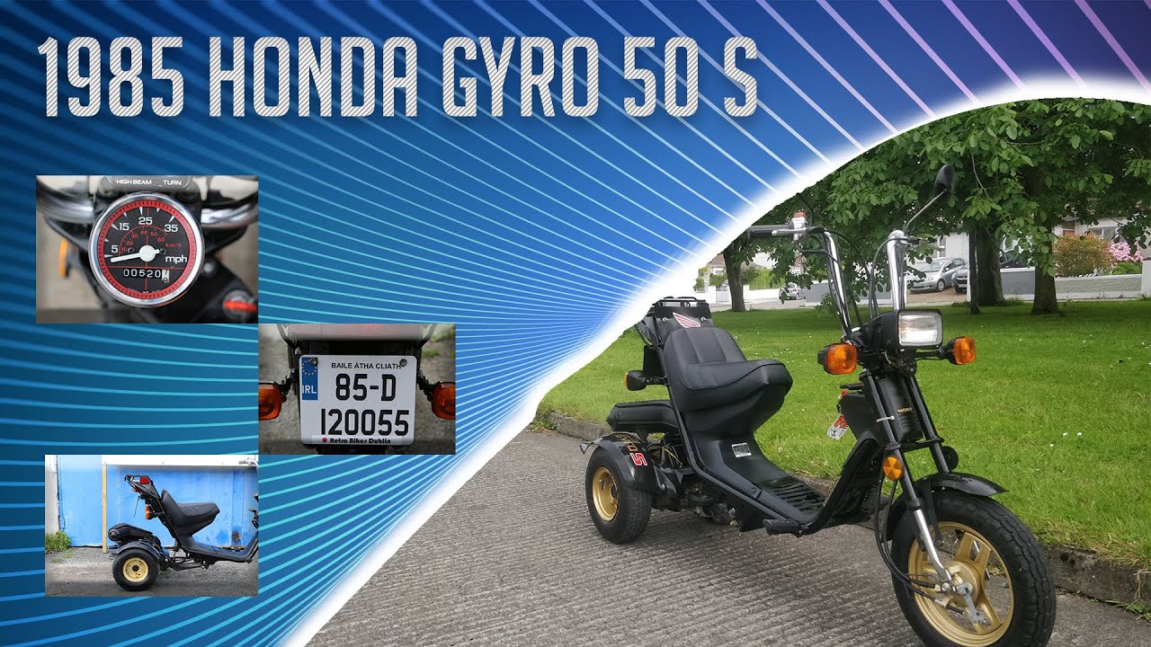 Honda Gyro S 1985 года (обзор) — мой трёхколёсный мопед Honda Gyro 1985 года | поездка и обзор