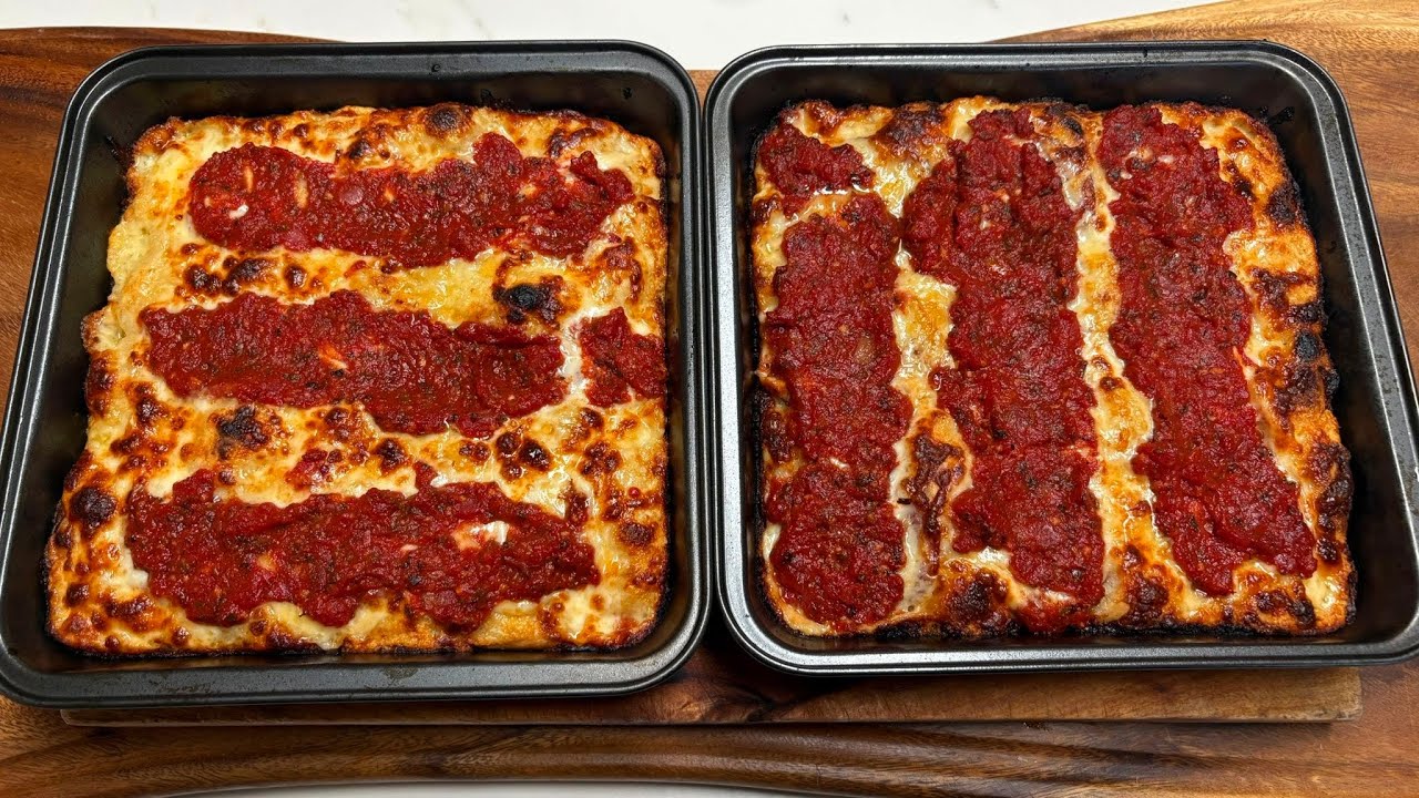 איך להכין פיצה בסגנון דטרויט בטאבון של נינג'ה - קל פשוט וטעים