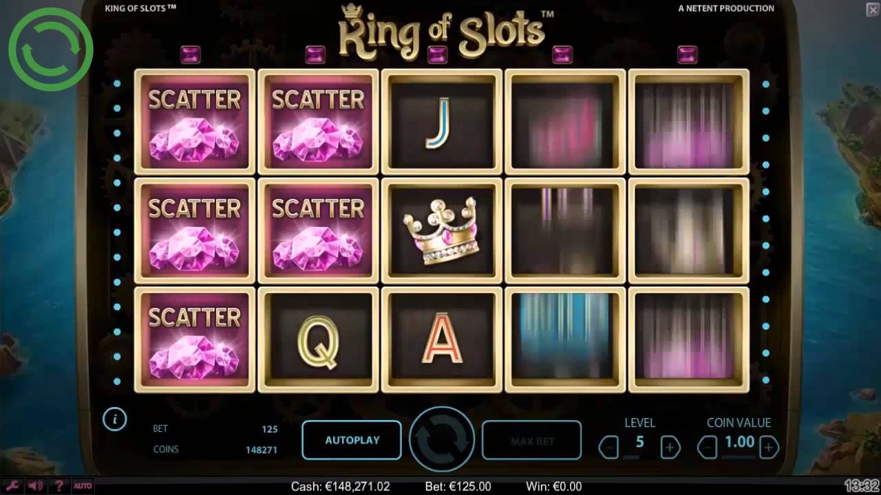 Preview! Casino Saga's exclusive video slot: King of Slots by Net Entertainment!
