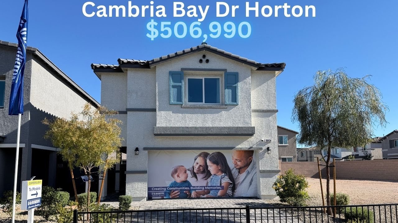 Cambria Bay by DR Horton | 4Bd, 2.5Ba - 1,865sf $500's - New Homes For Sale Southwest Las Vegas