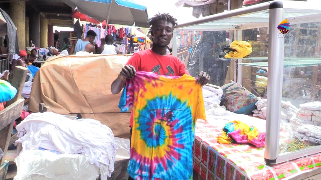 Tie And Die Business At Kantamanto - Young Man Narrates How He Started Making Money