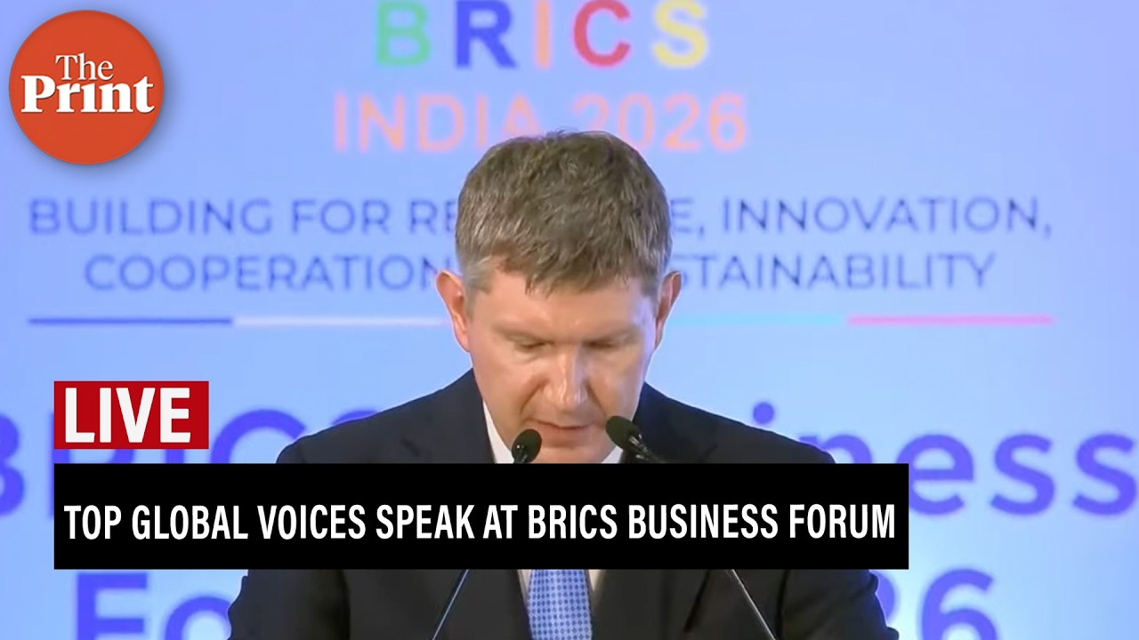 LIVE: Top Global Voices Speak At BRICS Business Forum